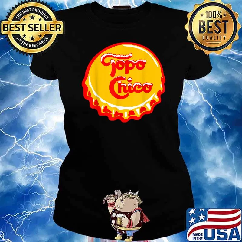 Topo Chico Merch Vaporware Bottled Water T-Shirt Ladies tee