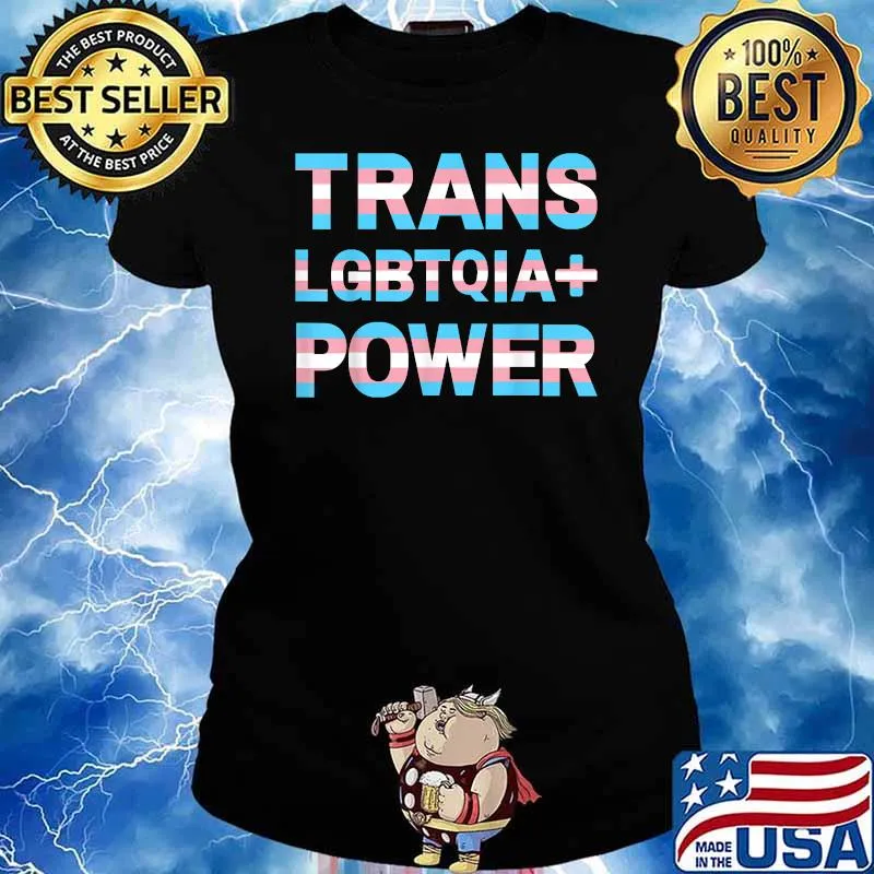 Trans LGBTQIA Pride Rainbow T-Shirt Ladies tee