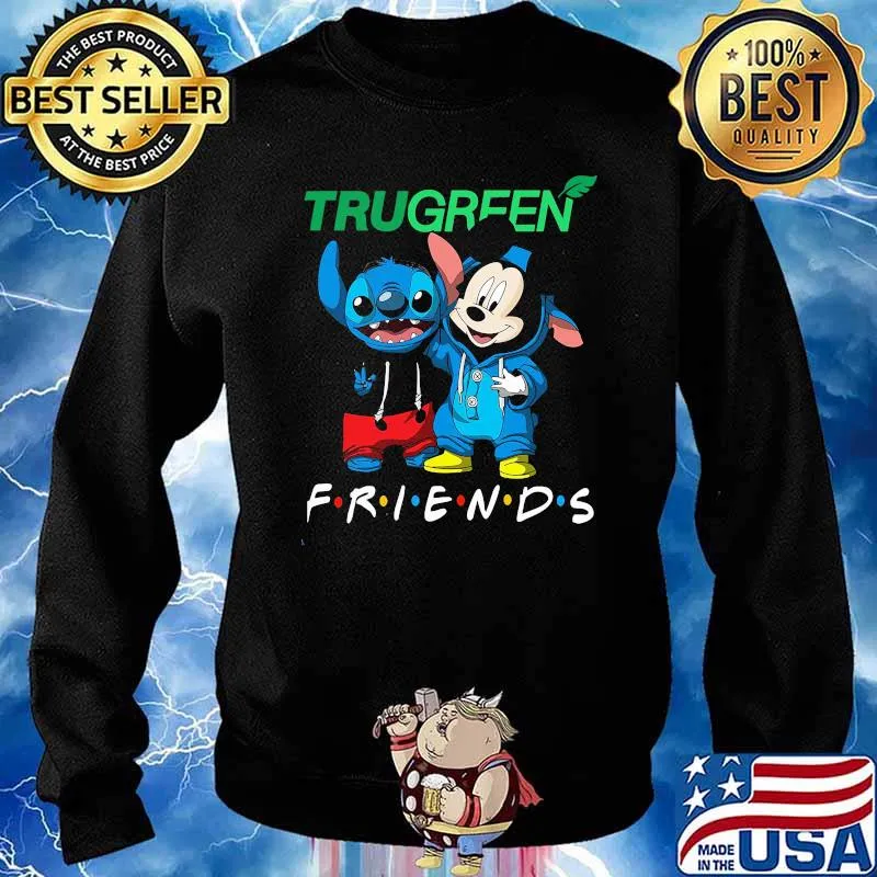 Trugreen friends stitch and mickey mouse s Sweater