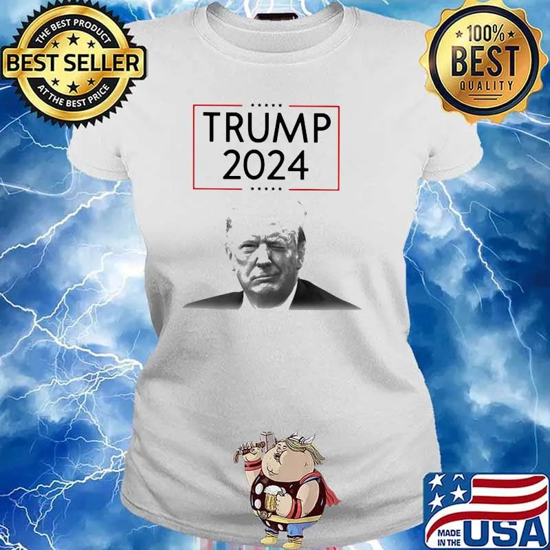 Trump 2024 Is My President Shirt Ladies tee