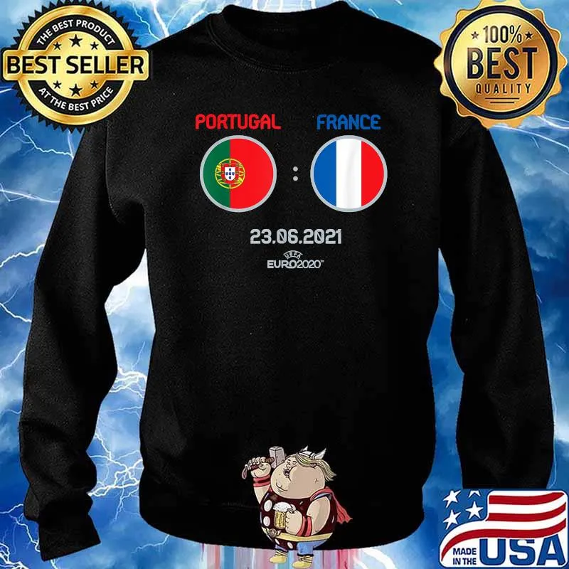 UEFA EURO 2020 “Portugal - France 23.06.2021 Matchday T-Shirt Sweater