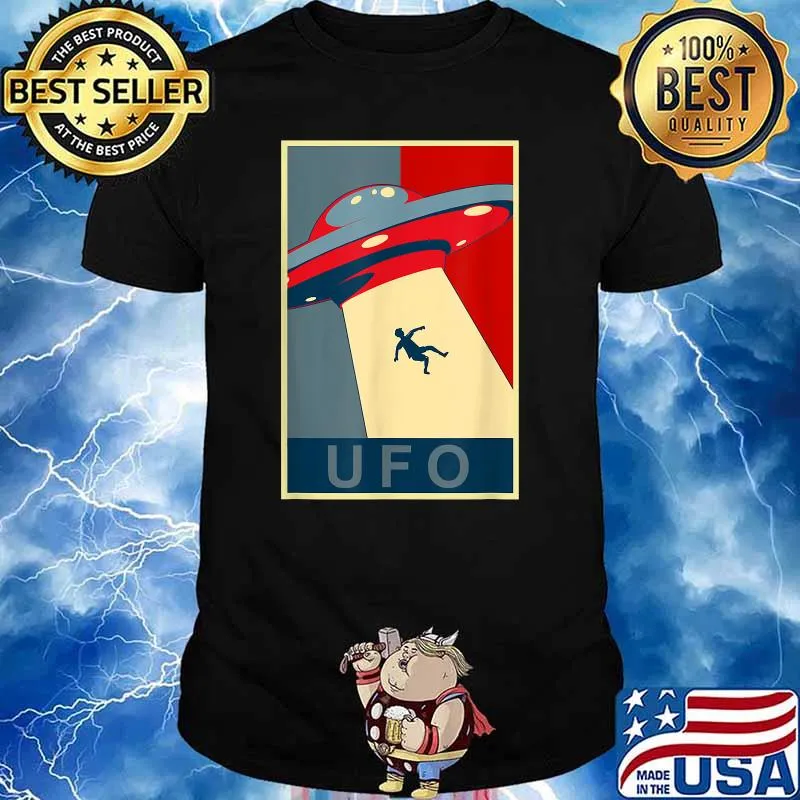 UFO Space Alien Abduction Flying SaucerT-Shirt