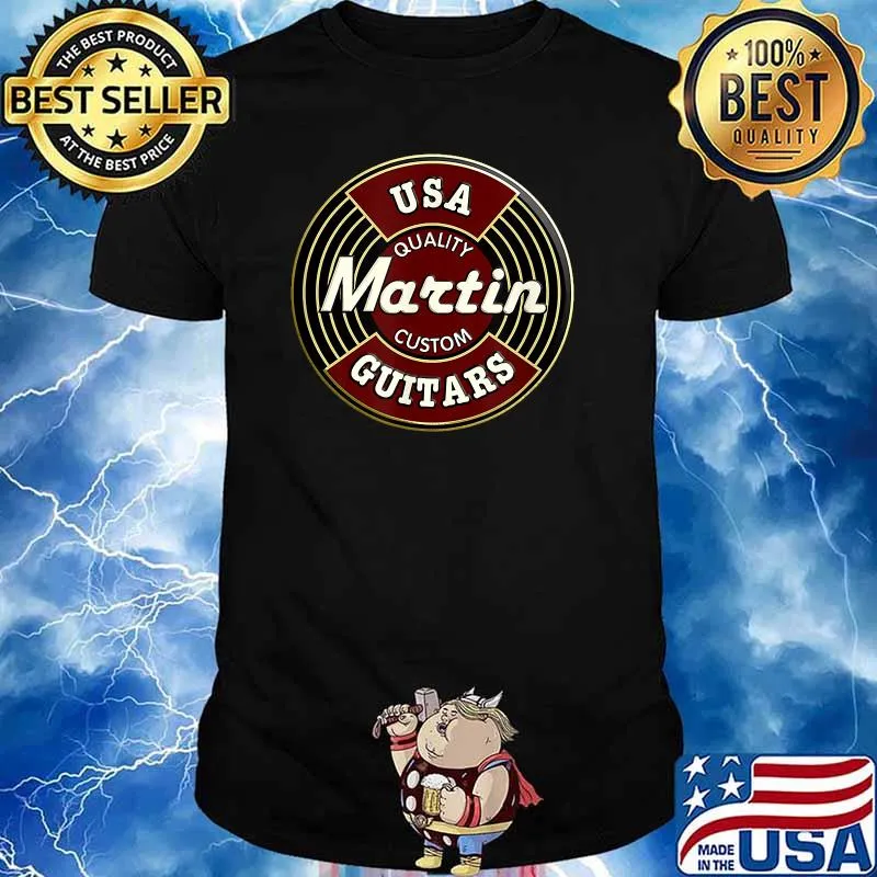 Usa Quality Martin Custom Guitars T-Shirt
