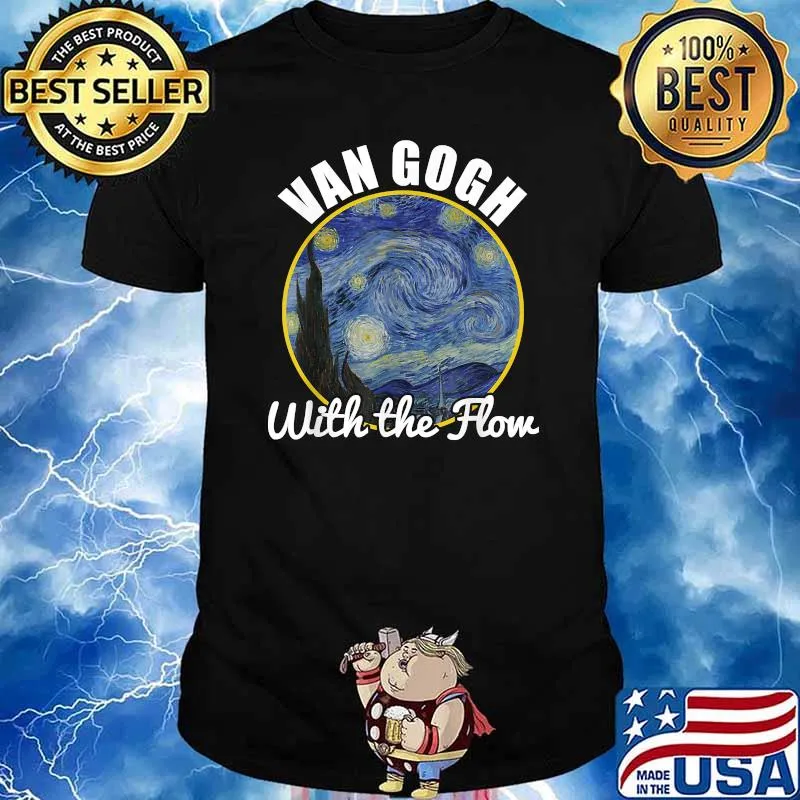 Van Gogh With The Flow T-Shirt