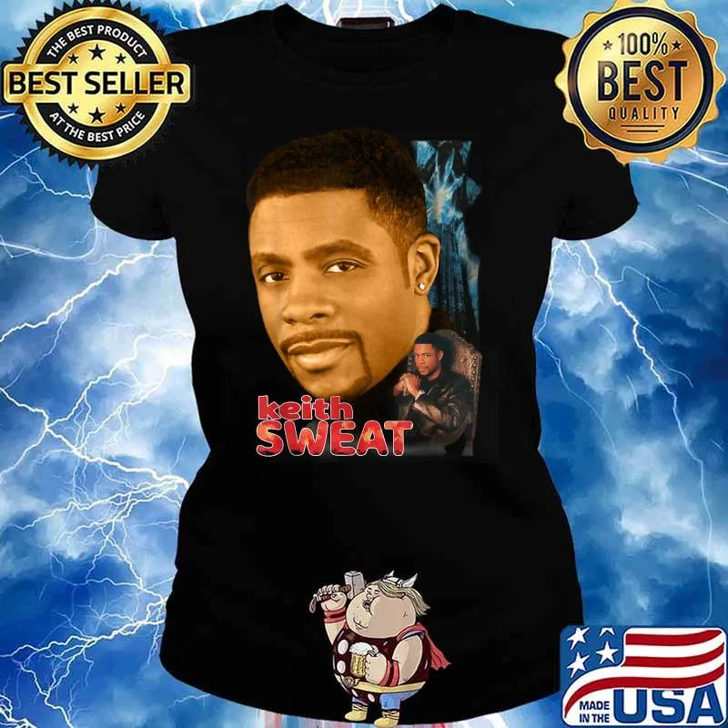 Vintage Keith Sweat Music Legend T-Shirt Ladies tee