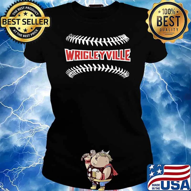 Wrigleyville Chicago T-Shirt Ladies tee