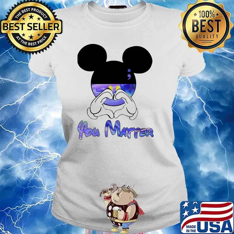 You matter mickey mouse disney hologram s Ladies tee