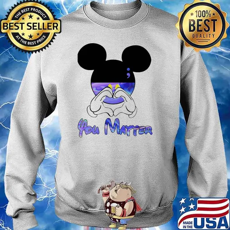 You matter mickey mouse disney hologram s Sweater