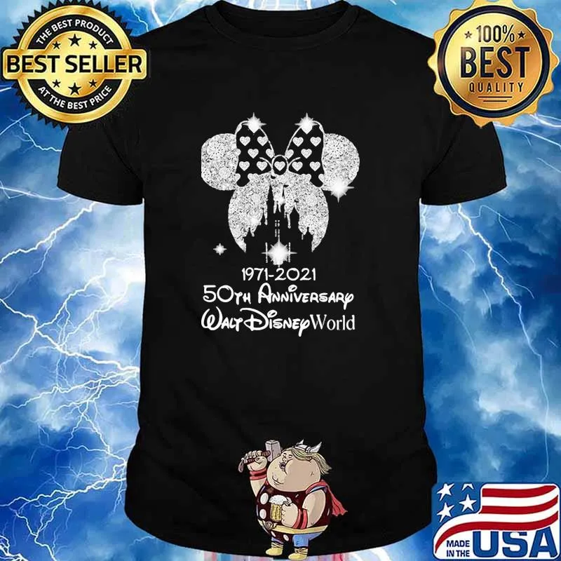 1971 2021 50th anniversary walf disney world shirt