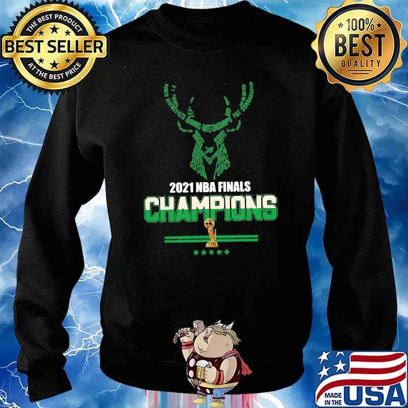 2021 NBA Finals Champion Buck Shirt Sweater