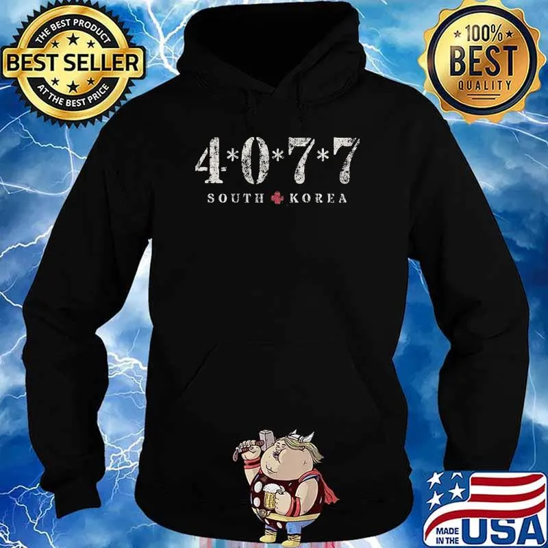 4077 south korea s Hoodie