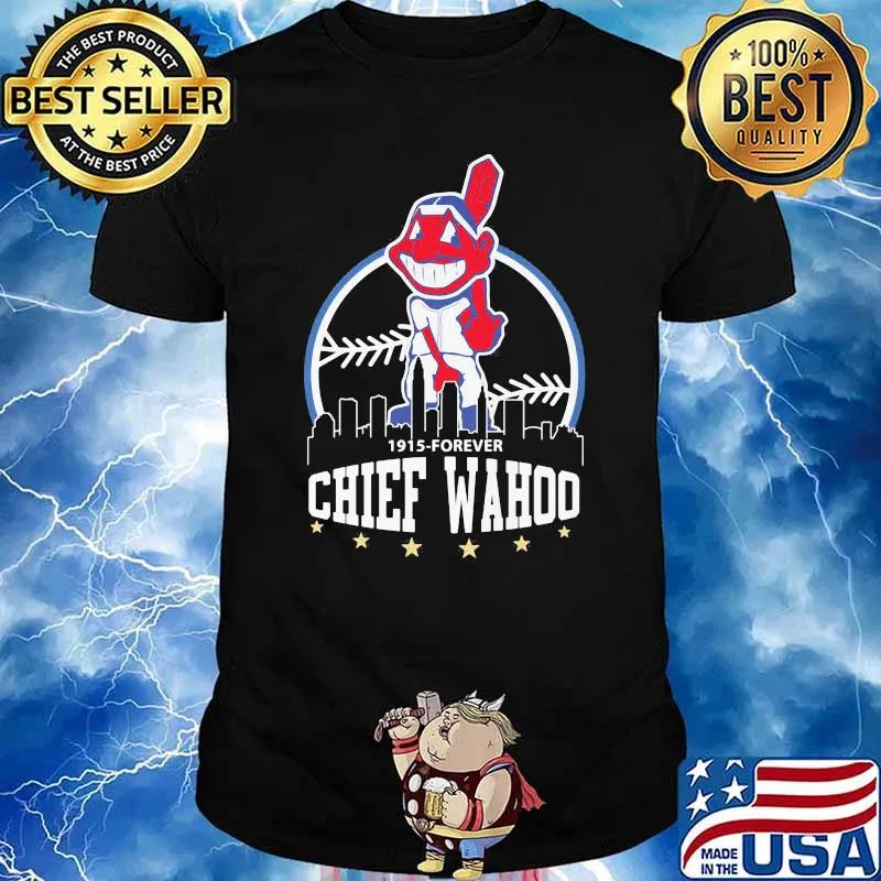 !915 Forever Chief Wahoo Baseball Shirt
