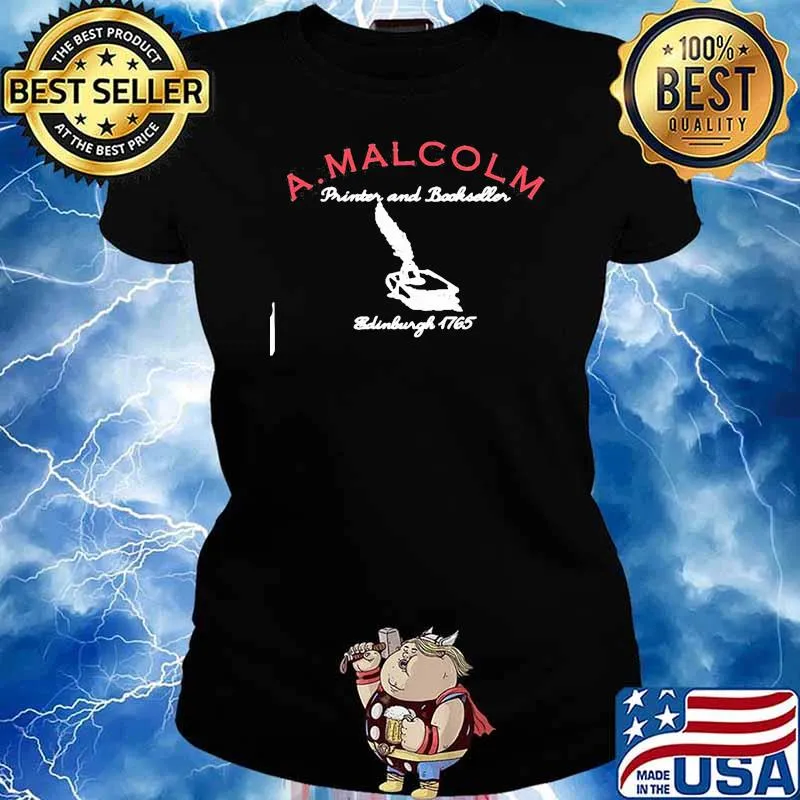 A.Malcolm Printer And Bookseller Shirt Ladies tee