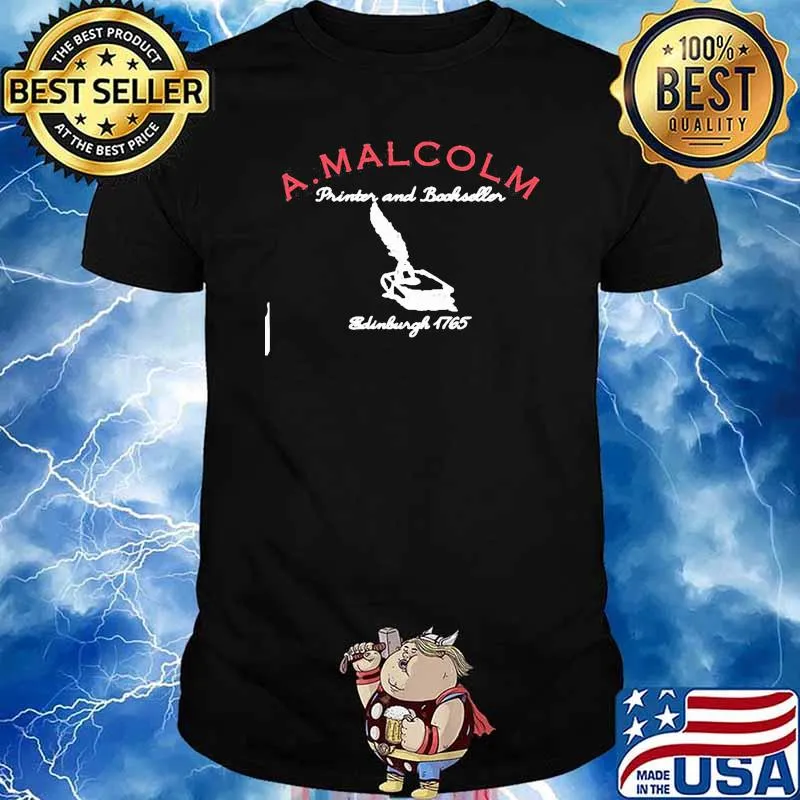 A.Malcolm Printer And Bookseller Shirt