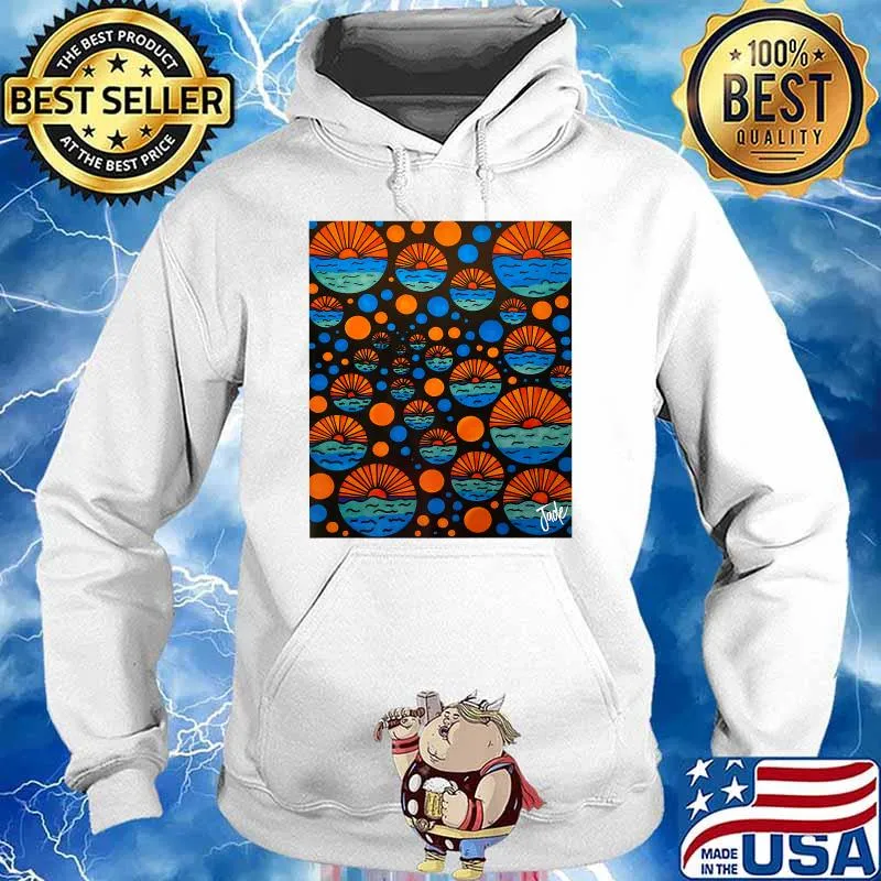 Abstract Beach Sunset Premium Shirt Hoodie