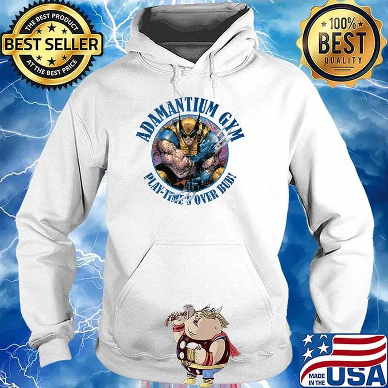 Adamantium Gym Marvel X-Men Wolverine Shirt Hoodie