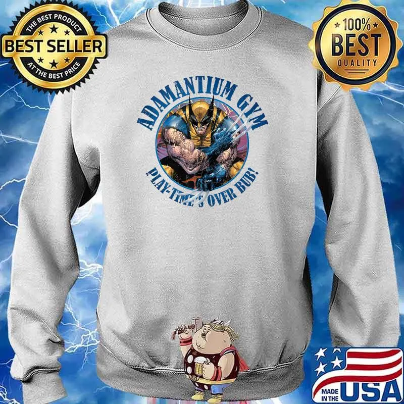 Adamantium Gym Marvel X-Men Wolverine Shirt Sweater