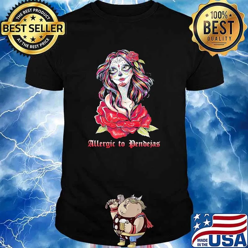 Allergic to dendejas woman rose shirt