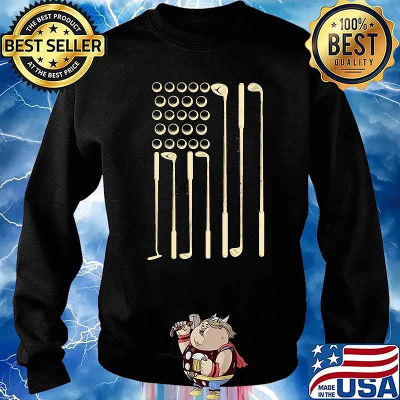 American flag play golf s Sweater