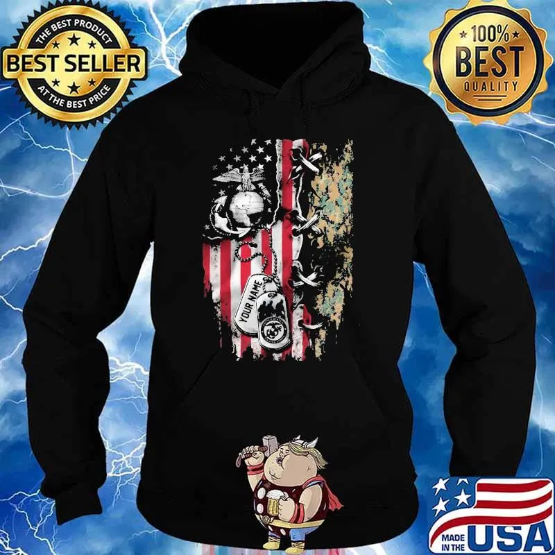 American Flag Veteran Shirt Hoodie