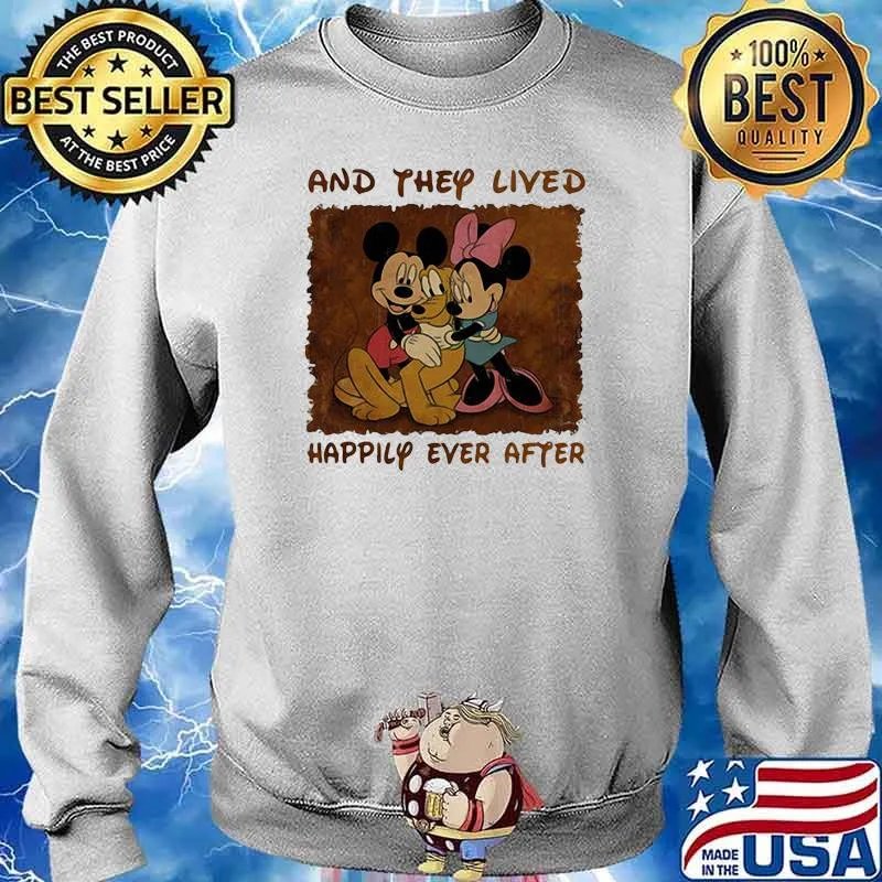 And they lived happily ever after dog minnie and mickey s Sweater