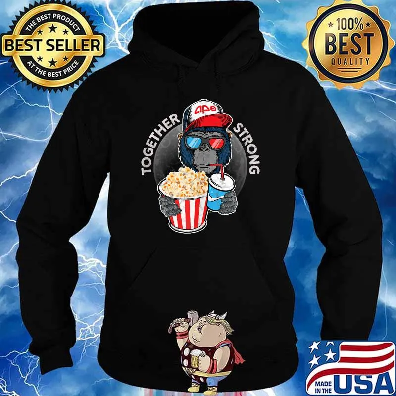 Apes Together Strong $AMC Short Squeeze T-Shirt Hoodie