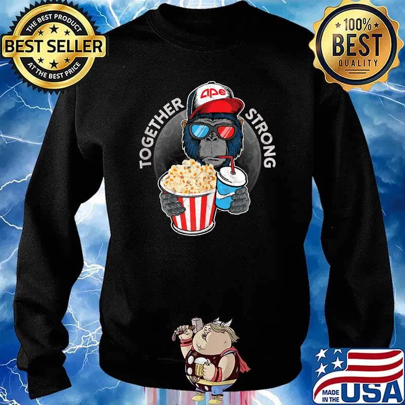 Apes Together Strong $AMC Short Squeeze T-Shirt Sweater