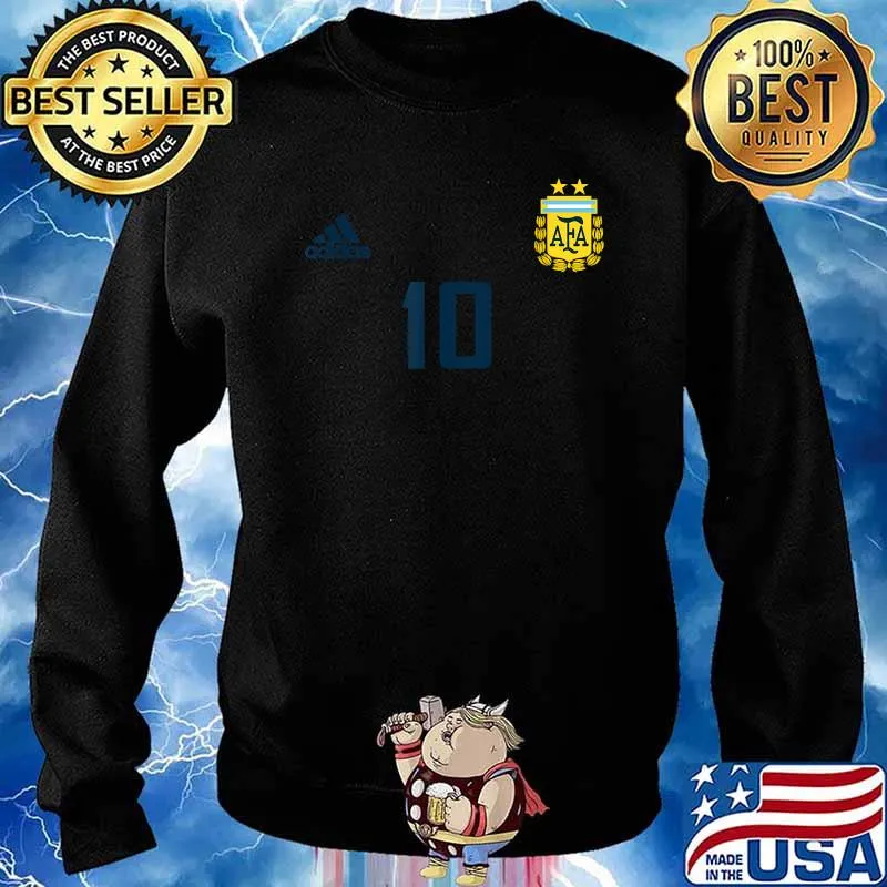 Argentina Soccer 10 Jersey 2021 Argentinian Football Team Shirt Sweater