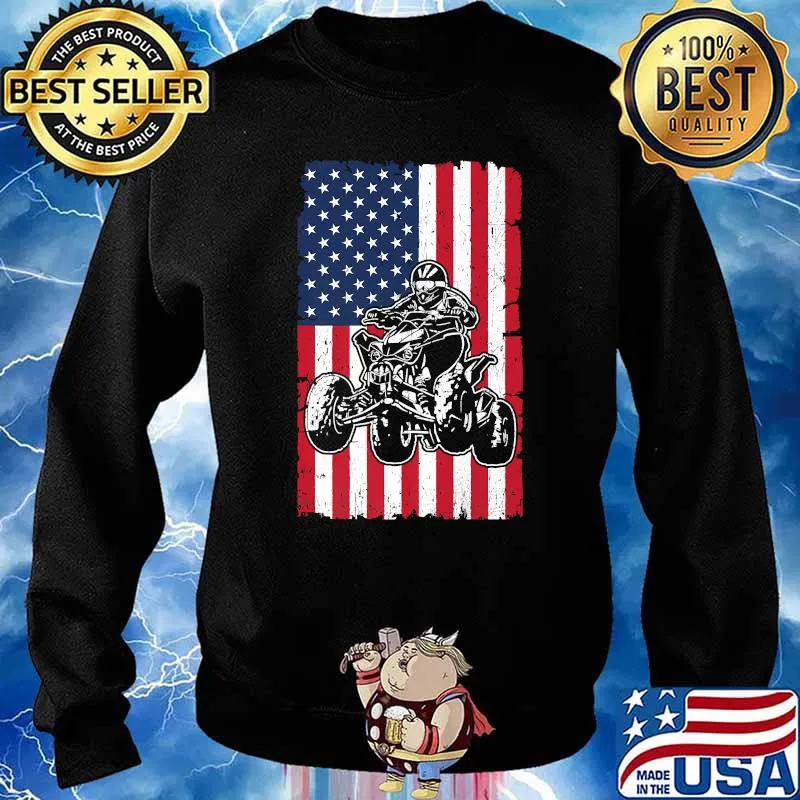 ATV American Flag USA Patriotic Premium Shirt Sweater