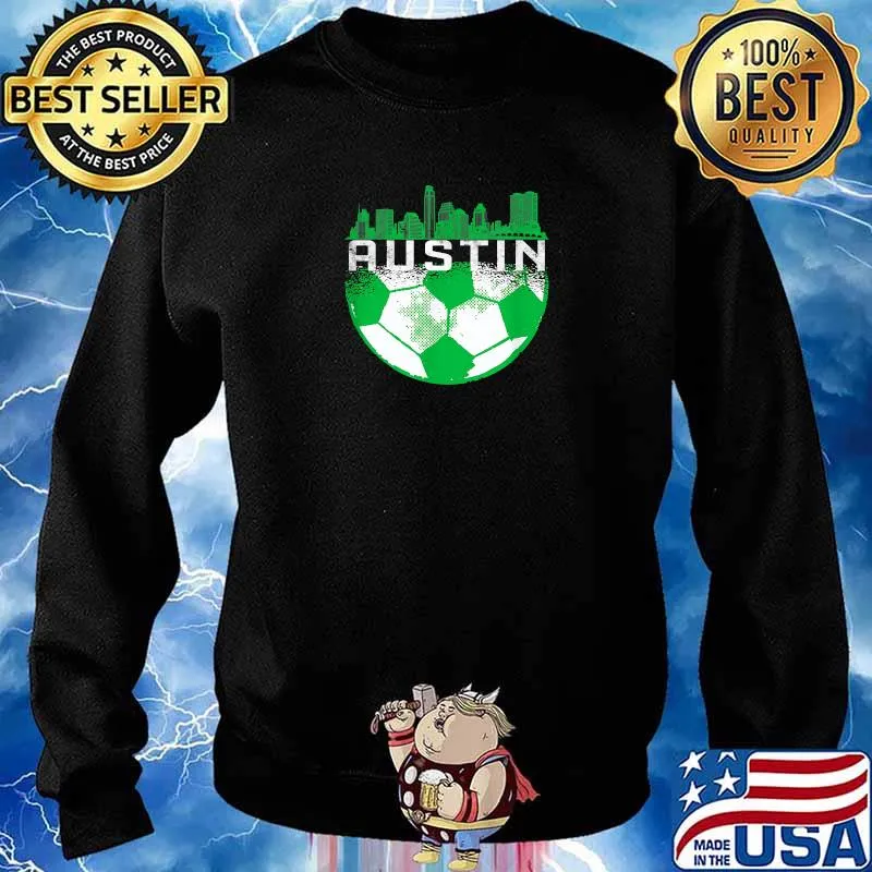 Austin Soccer Jersey Austin Texas Soccer Shirt Sweater