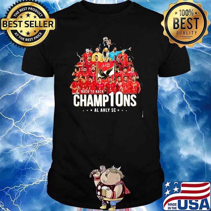 Back to back champions al ahly sc shirt