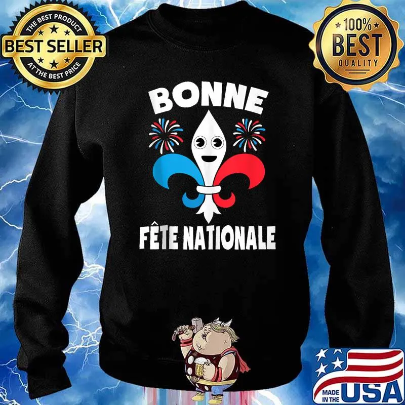 Bastille Day Shirt Bonne Fête Nationale 14 July Fleur De Lys Shirt Sweater