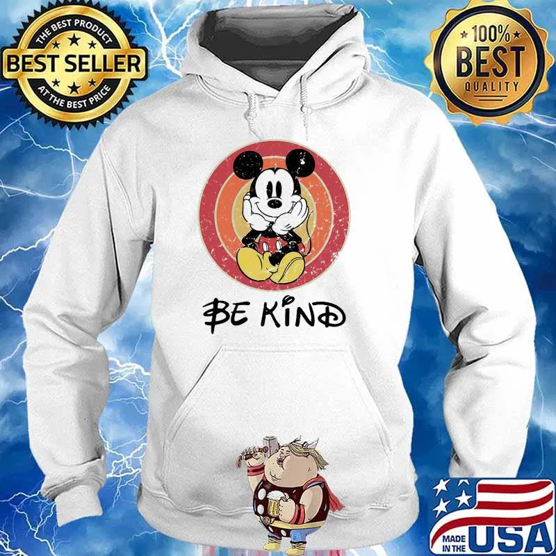 Be kind mickey mouse vintage s Hoodie