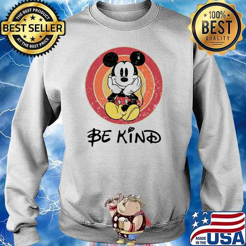 Be kind mickey mouse vintage s Sweater