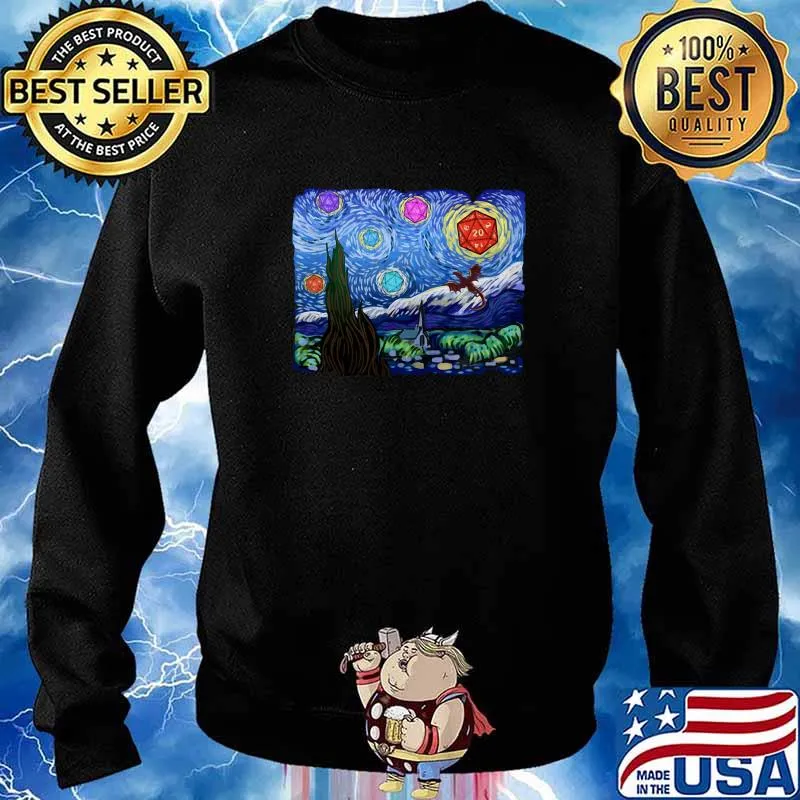 Beach dragon galaxi dice gamer s Sweater