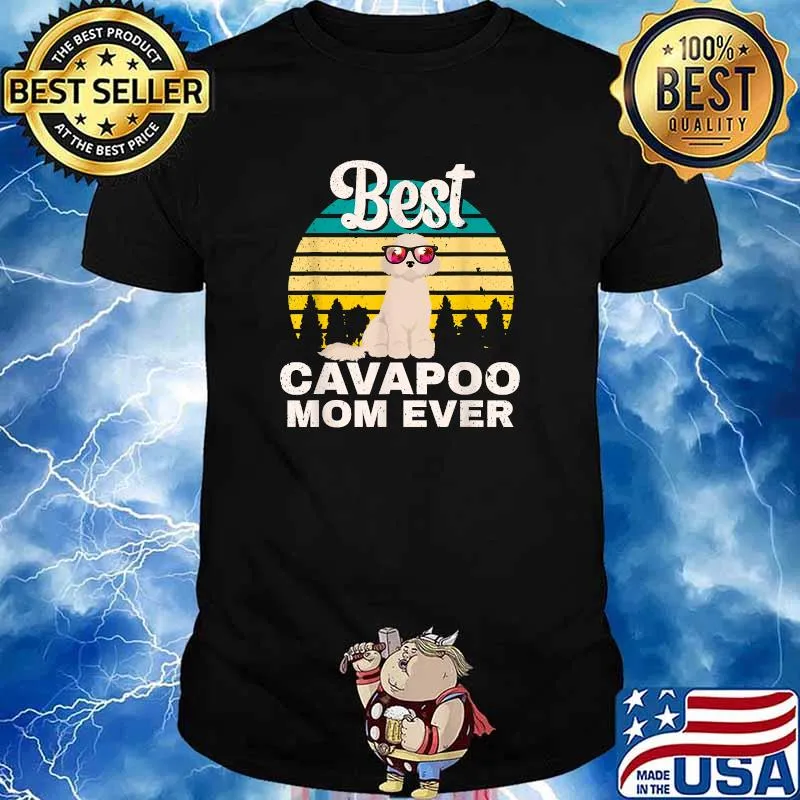 Best Cavapoo Mom Ever Vintage T-Shirt