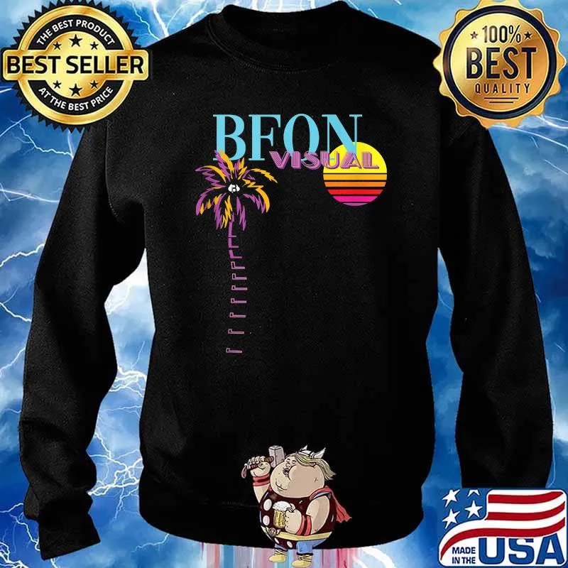 Bfon Visual Retro 90's Vaporwave Shirt Sweater