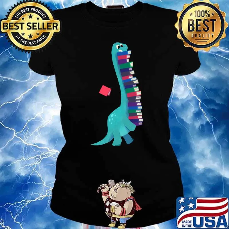 BOOK DINOSAURS 01 Classic T-Shirt Ladies tee
