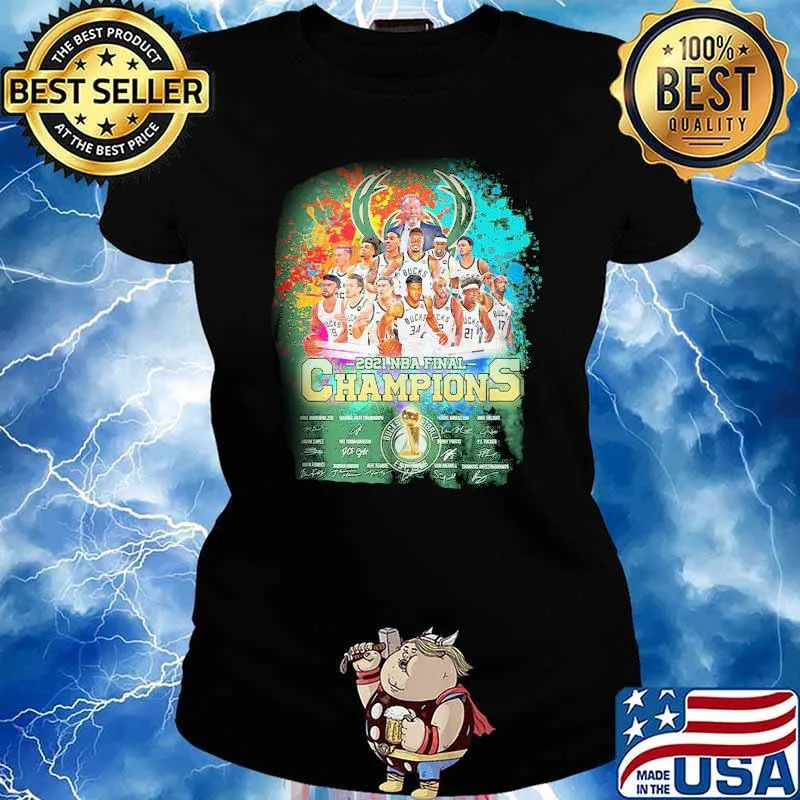 Buck Milwaukee 2021 NBA Final Champions Shirt Ladies tee