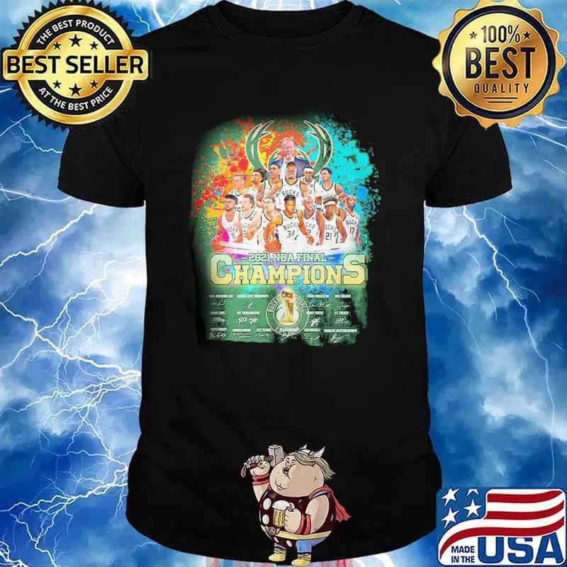 Buck Milwaukee 2021 NBA Final Champions Shirt