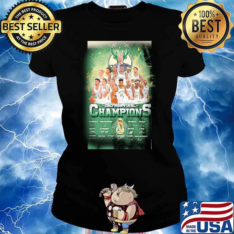 Bucks Milwaukee 2021 NBA Final Champion Shirt Ladies tee