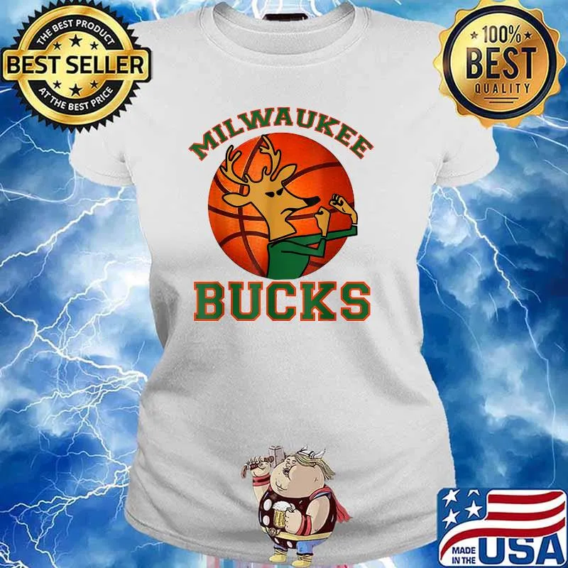 Bucks milwaukees Vintage T-Shirt Ladies tee