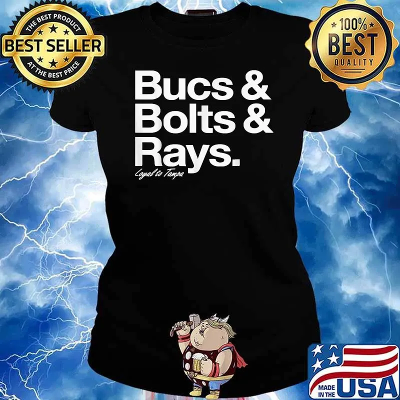 Bucs Bolts Rays T-Shirt Ladies tee