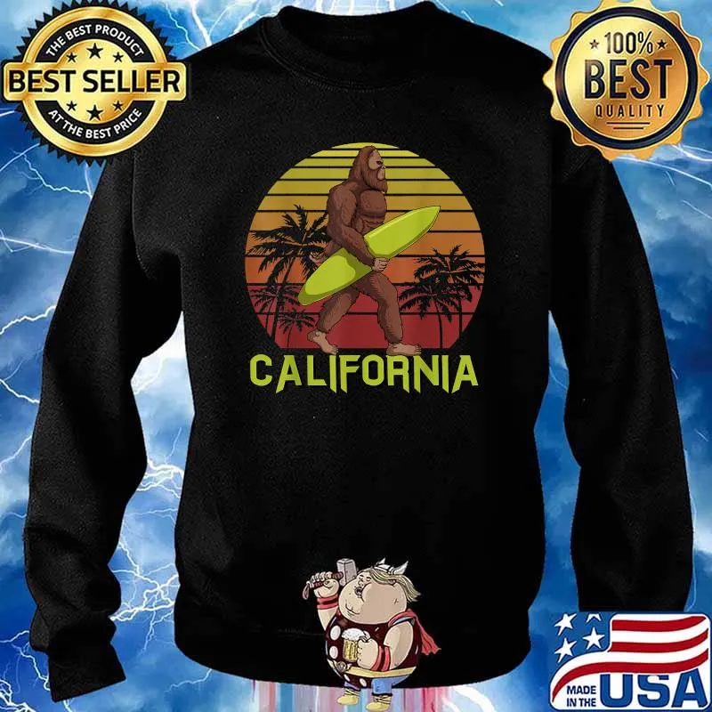 California Surf Vintage Bigfoot Vintage T-Shirt Sweater