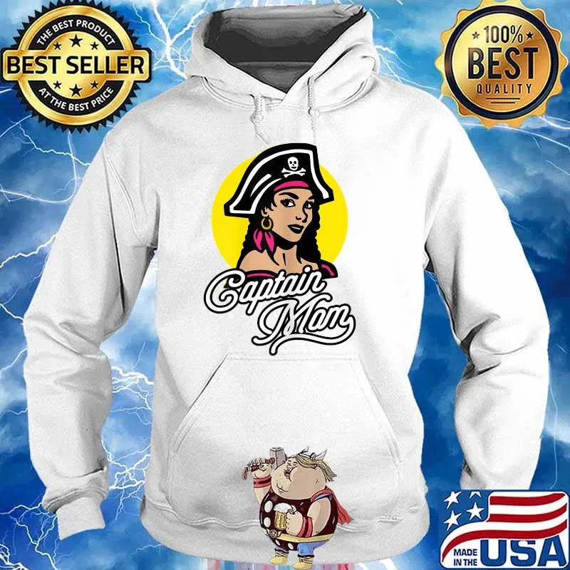 Captain Mom Crossbones Freebooter T-Shirt Hoodie