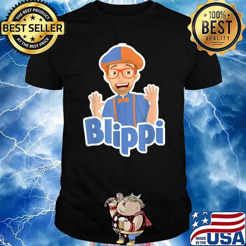 Cartoon Blippis Funny T-Shirt