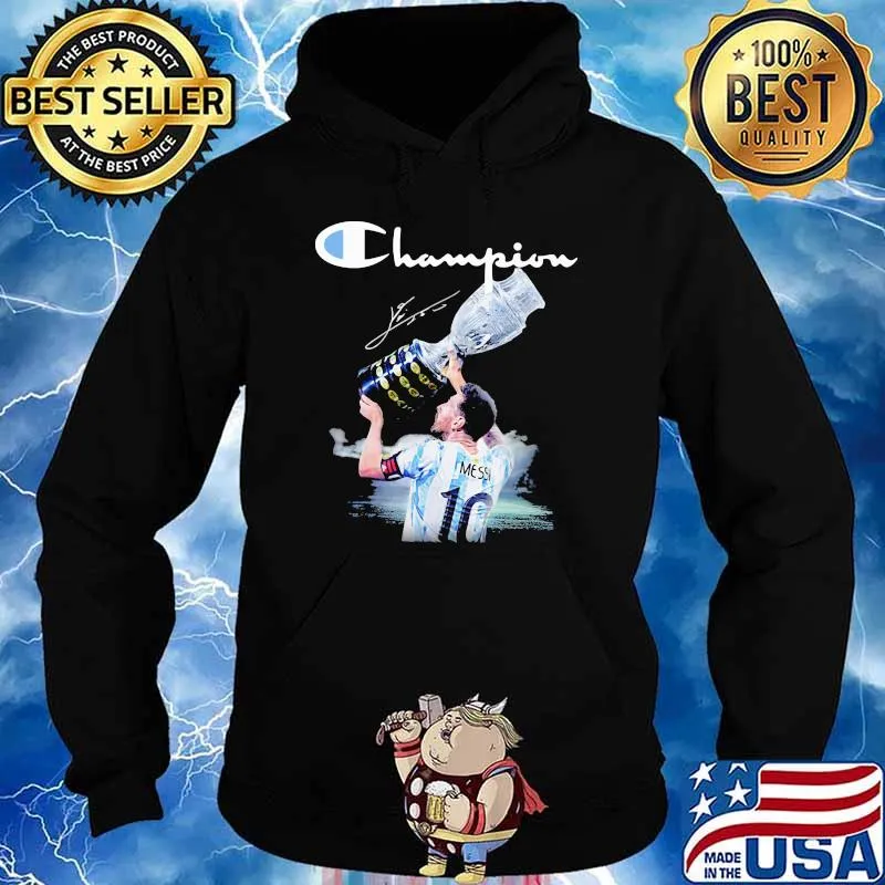 Champion Copa American Lionel Messi Shirt Hoodie
