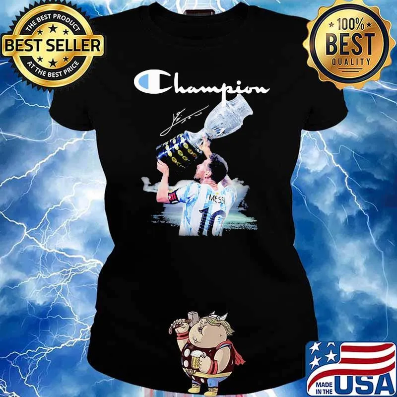 Champion Copa American Lionel Messi Shirt Ladies tee