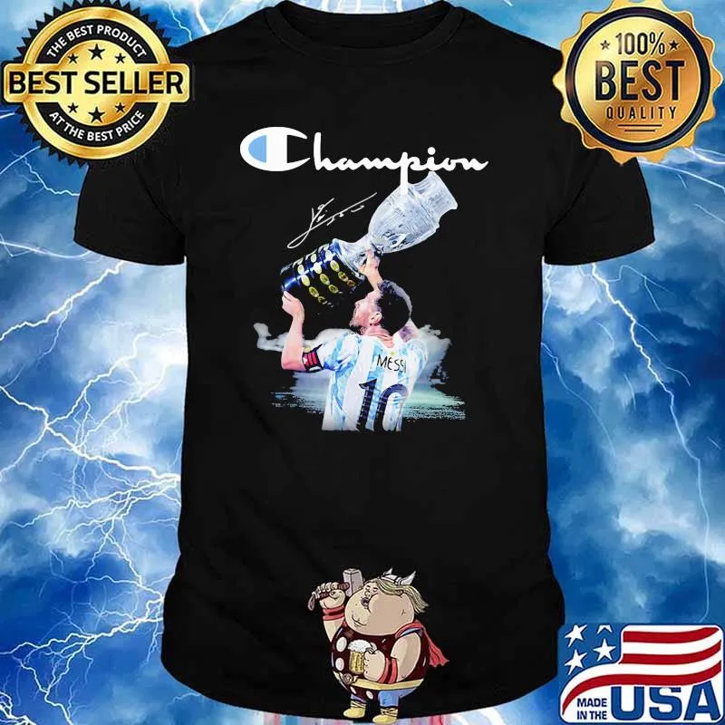 Champion Copa American Lionel Messi Shirt