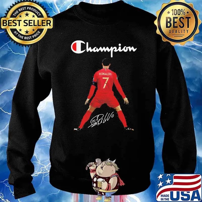 Champion Ronaldo seven signature soccer euro red s Sweater